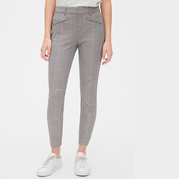 Gap Women’s Plaid Skinny Ankle Pants, 6R - Picture 2 of 9